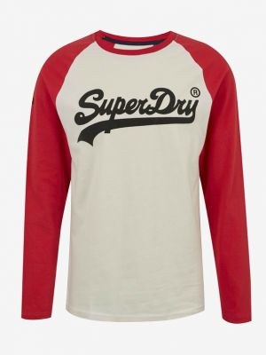 T-shirt Superdry weiß
