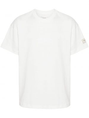 T-shirt en coton avec applique Flâneur blanc