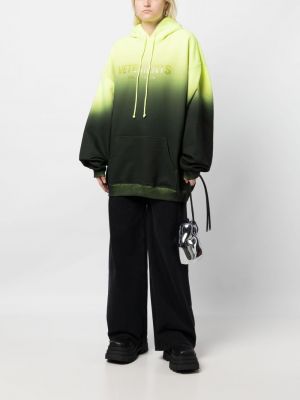Oversize hoodie mit farbverlauf Vetements