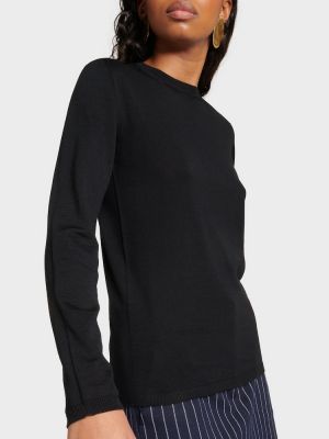 Вълнен пуловер Max Mara черно