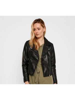 Куртка Pieces Susse Leather черный