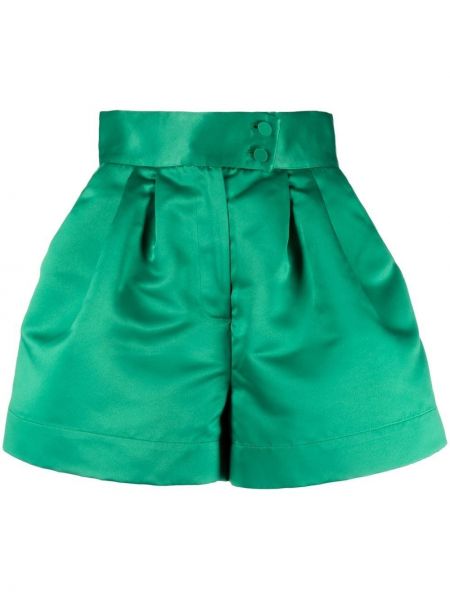 Saténové šortky Styland zelená