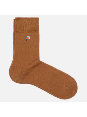 Кашемировые носки Pangaia коричневые