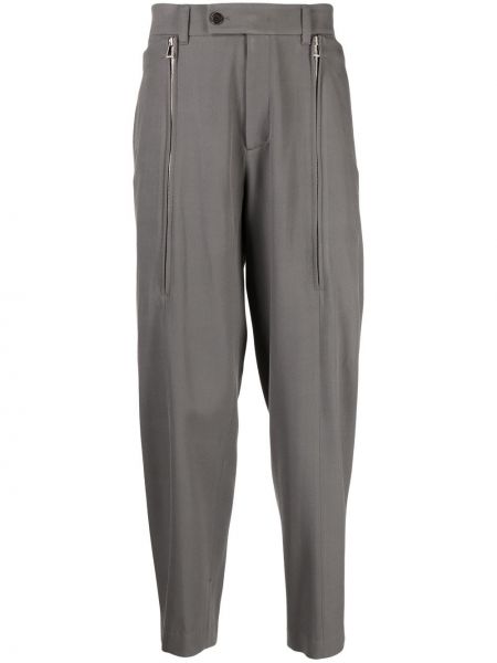 Pantaloni con cerniera Songzio grigio
