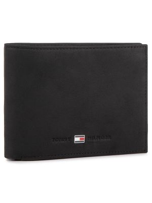 Μεγάλο πορτοφόλι με τσέπες Tommy Hilfiger μαύρο