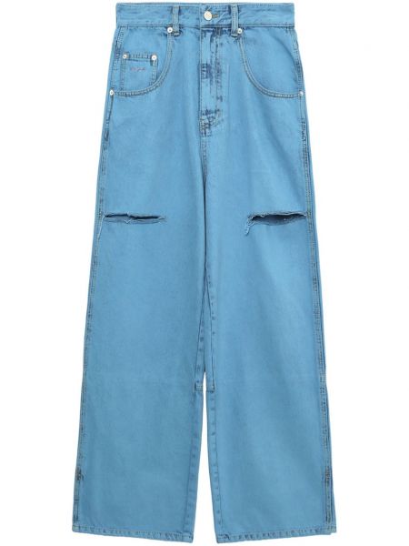 Zerrissene bootcut jeans ausgestellt Sjyp