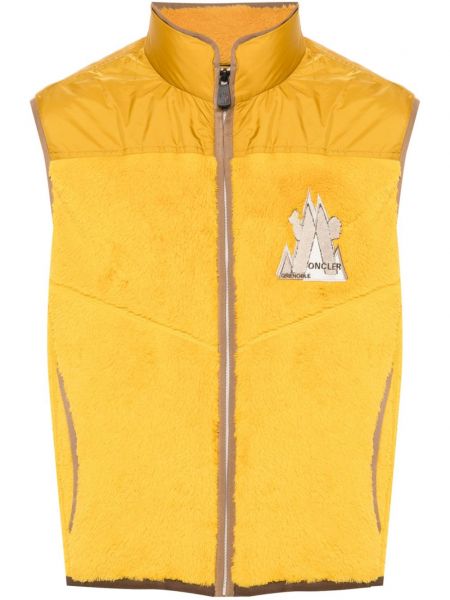 Fleece vest Moncler Grenoble gul