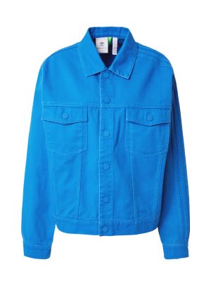 Ριγέ μπουφάν Adidas Originals μπλε