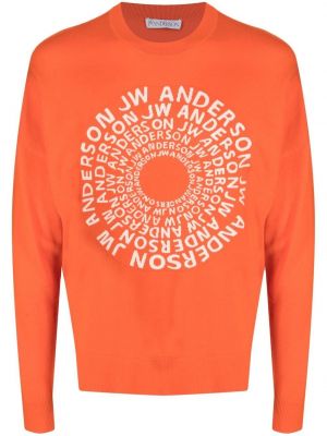 Пуловер Jw Anderson оранжево