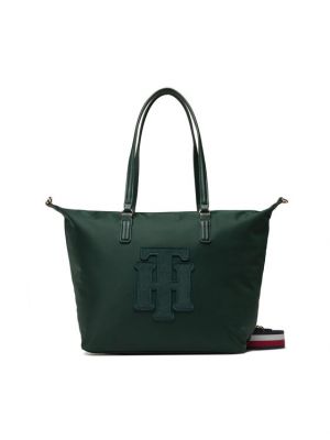 Шопинг чанта Tommy Hilfiger зелено