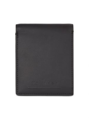 Картатий гаманець Calvin Klein чорний
