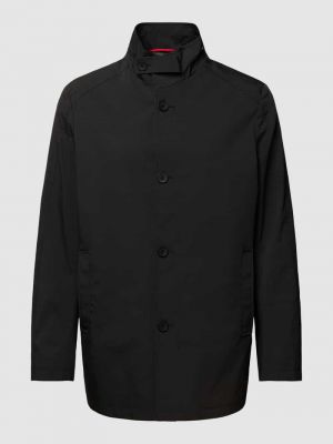 Krótki płaszcz z wiskozy Cinque czarny