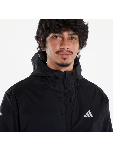 Σακάκι για τρέξιμο Adidas Performance μαύρο