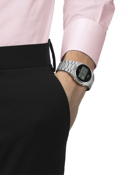 Цифровые часы Tissot черные