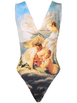 Body de tela jersey drapeado Roberto Cavalli