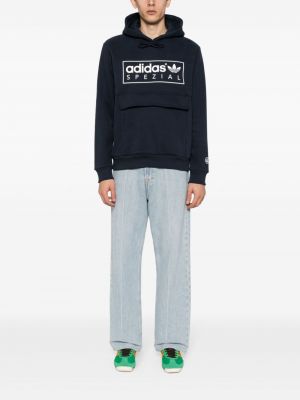 Kapučdžemperis Adidas zils