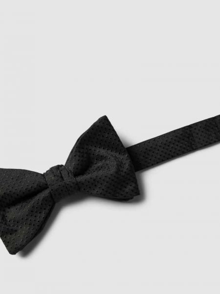 Krawat w jednolitym kolorze Hugo czarny