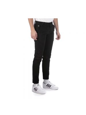Pantalones chinos skinny Calvin Klein Jeans negro
