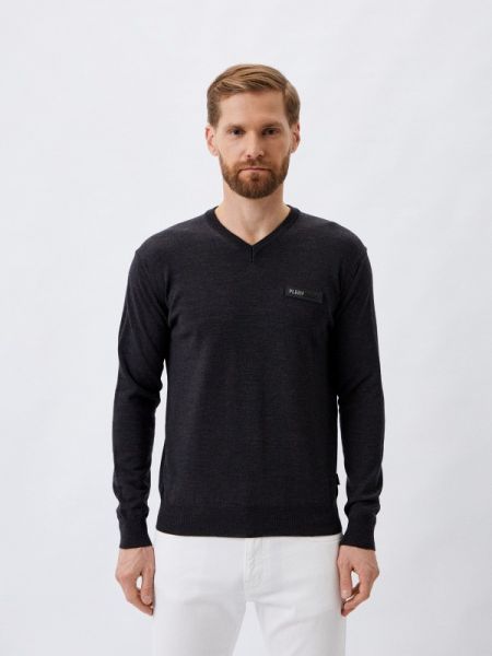 Пуловер Plein Sport серый