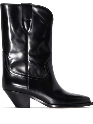 Bottes en cuir Isabel Marant noir