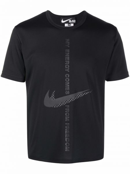 Camiseta con estampado Black Comme Des Garçons negro