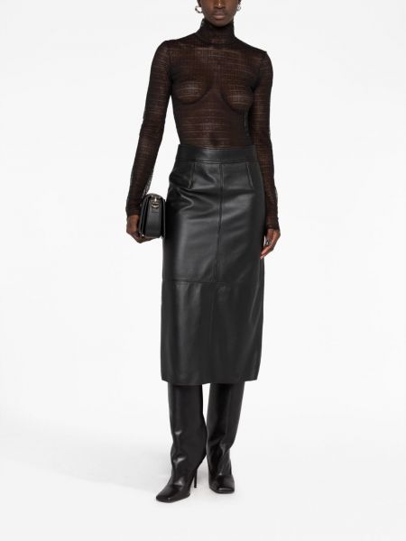 Mežģīņu bodijs Givenchy melns