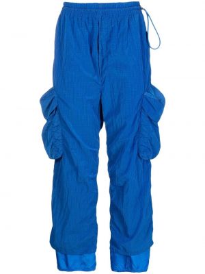 Pantaloni cargo con tasche Sunnei blu