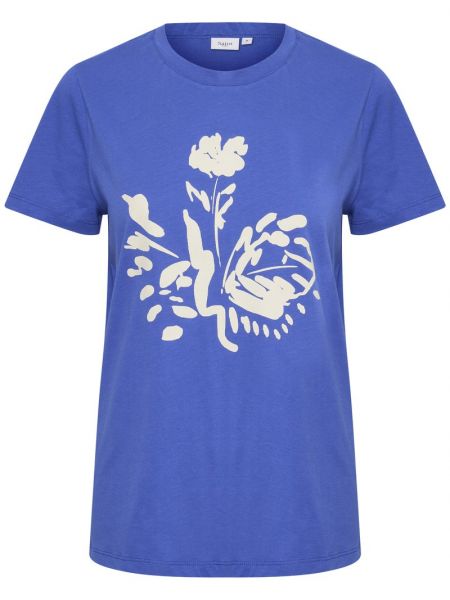 Koszulka z nadrukiem Saint Tropez niebieska