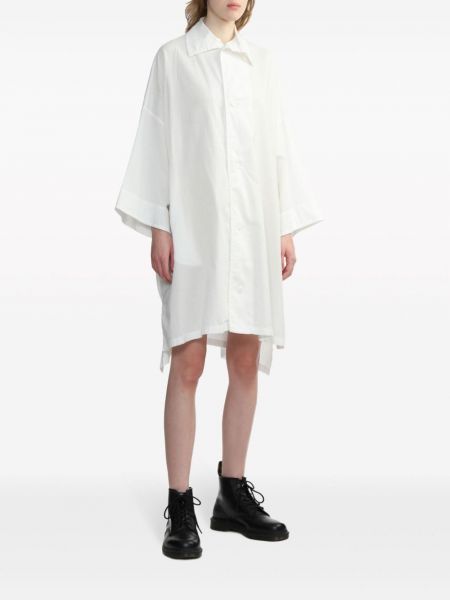 Bavlněné mini šaty Y's bílé