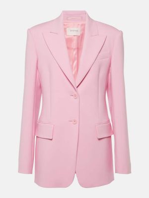 Blazer de lana Sportmax rosa