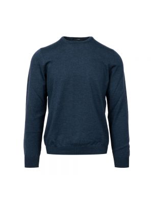 Sweter z okrągłym dekoltem Tagliatore niebieski