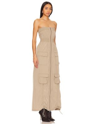 Maxikleid H:ours beige