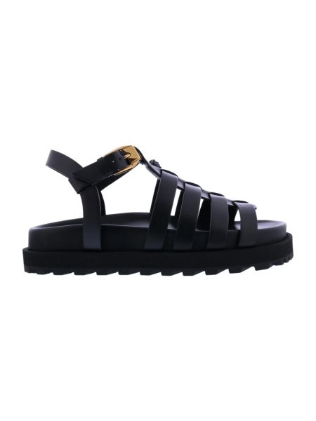 Sandale ohne absatz Versace schwarz