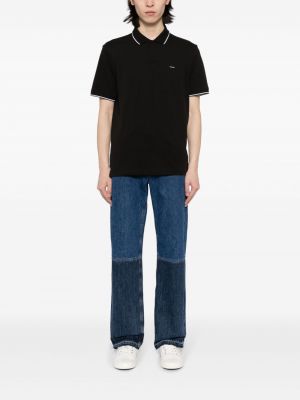 Polo marškinėliai Calvin Klein juoda