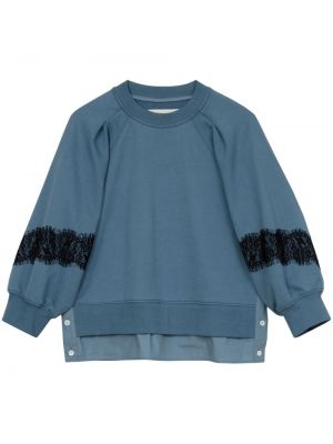 Spitzen sweatshirt aus baumwoll 3.1 Phillip Lim blau