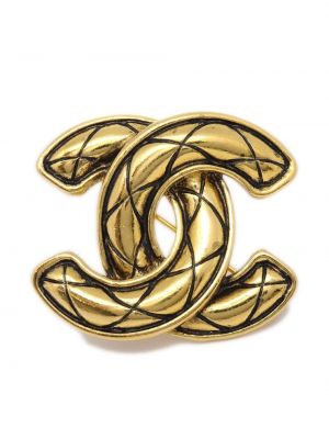 Brosa matlasate Chanel Pre-owned auriu