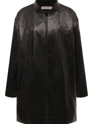 Кожаная куртка Color Temperature черная