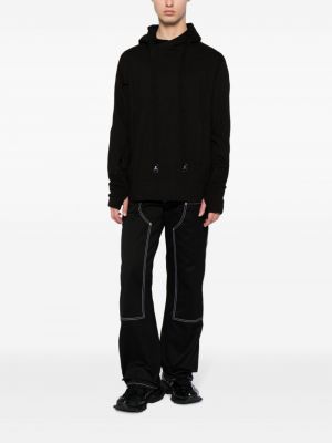 Bluza z kapturem bawełniana Mastermind Japan czarna