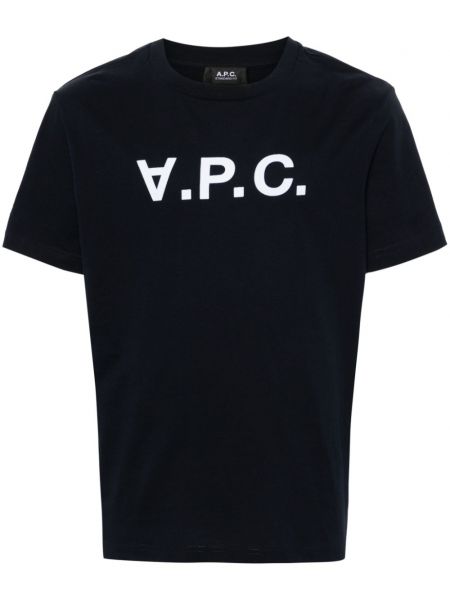 T-shirt A.p.c. blå