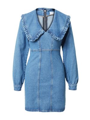 Košeľové šaty Daahls By Emma Roberts Exclusively For About You modrá
