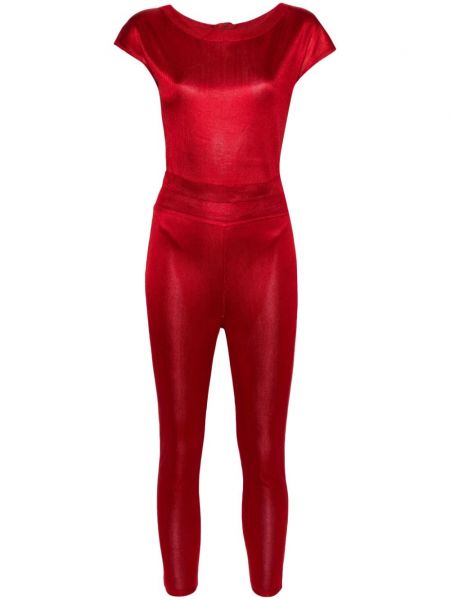 Červený pletený oblek Alaïa Pre-owned