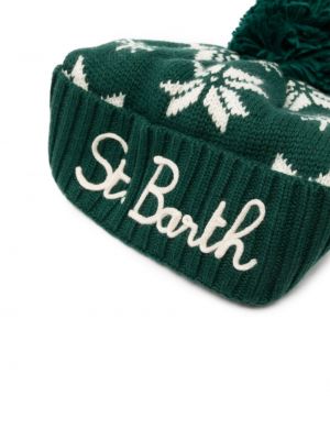 Bonnet brodé en tricot Mc2 Saint Barth
