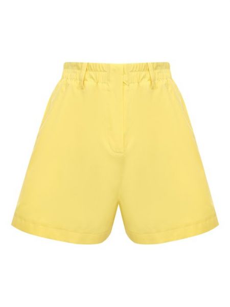 Хлопковые шорты Nina Ricci желтые