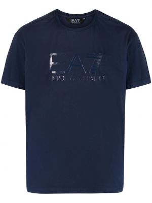 T-shirt Ea7 Emporio Armani blå