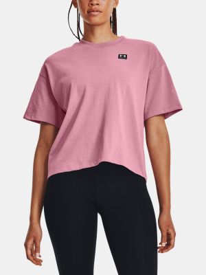 Koszulka oversize Under Armour różowa