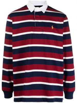 Brodert poloskjorte Polo Ralph Lauren rød