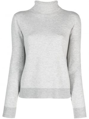 Пуловер на райета с принт D.exterior сиво