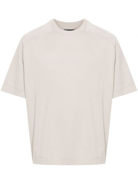 T-shirt en coton Emporio Armani gris