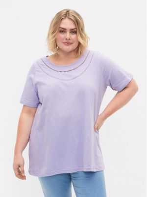 T-shirt Zizzi violet