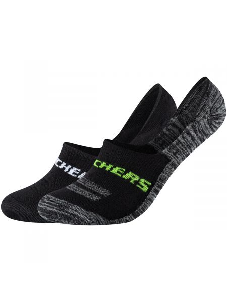 Ponožky se síťovinou Skechers černé